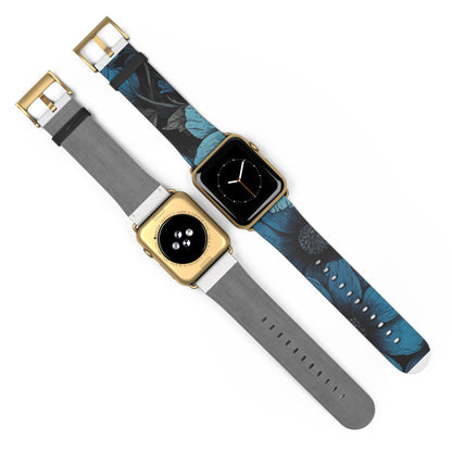 Blue Petal Bloom - Watch Band