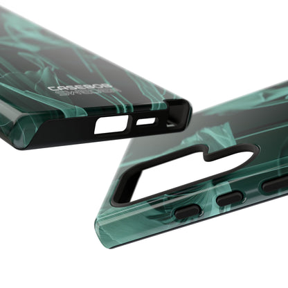 Teal Bloom Radiance Samsung S24 - Tough