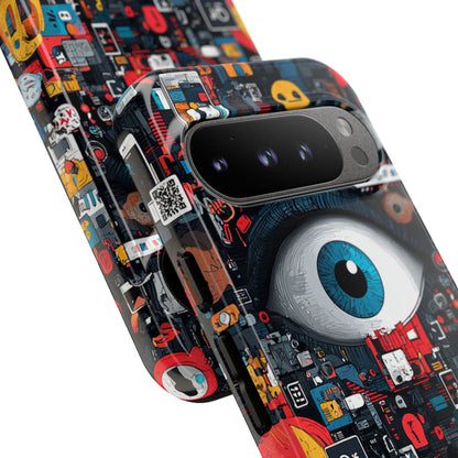 Digital Eye Blue Google Pixel 9 Pro Case - Tough