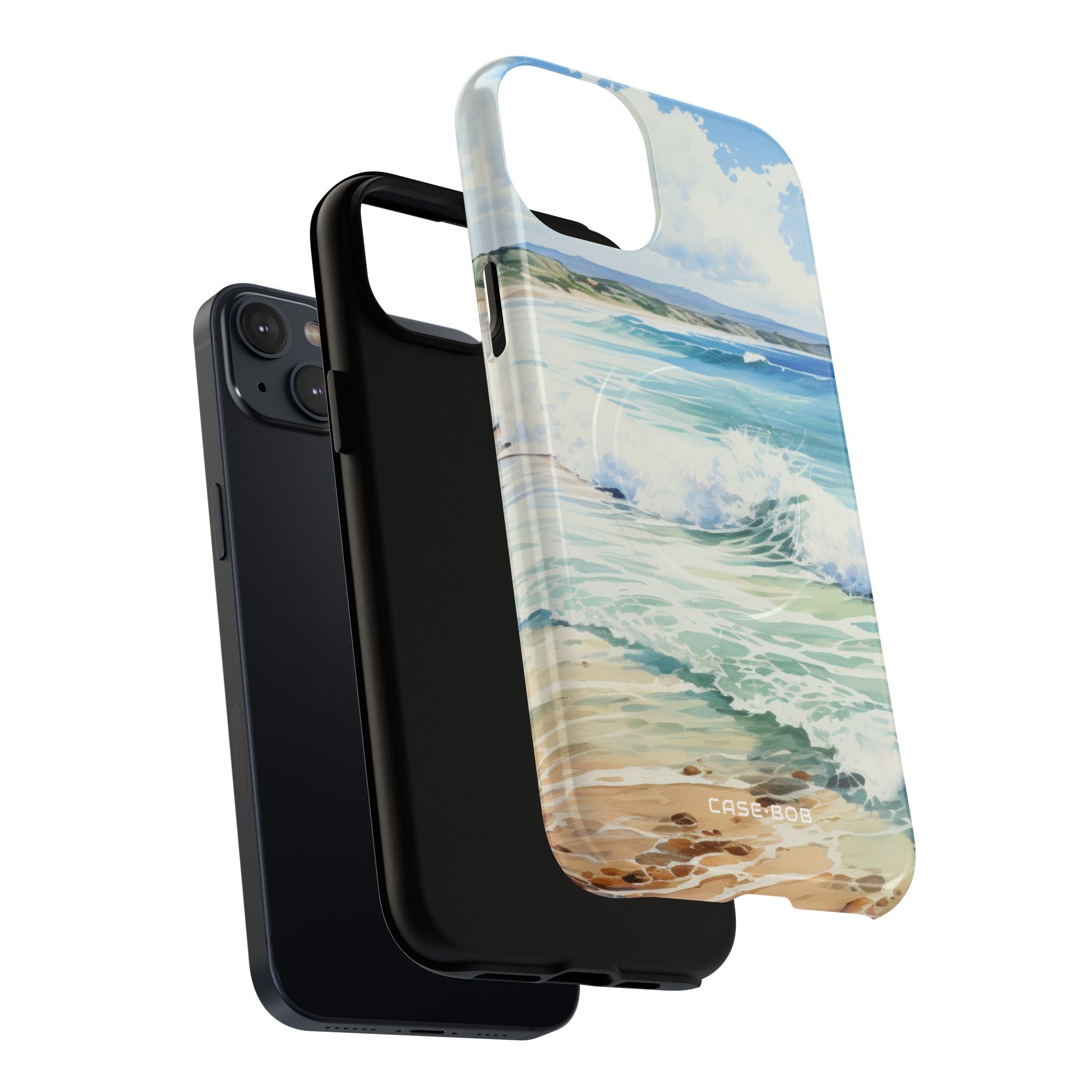 Foamy Wave Breeze iPhone 14 Plus Case - Tough+