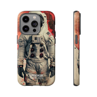 Crimson Spacewalk Dream iPhone 14 - Resistente