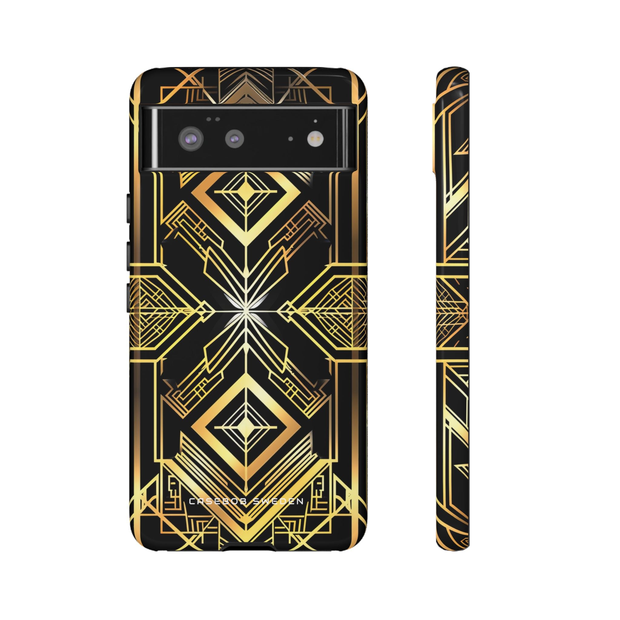 Golden Geometric Opulence Google Pixel 6 - Tough Phone Case