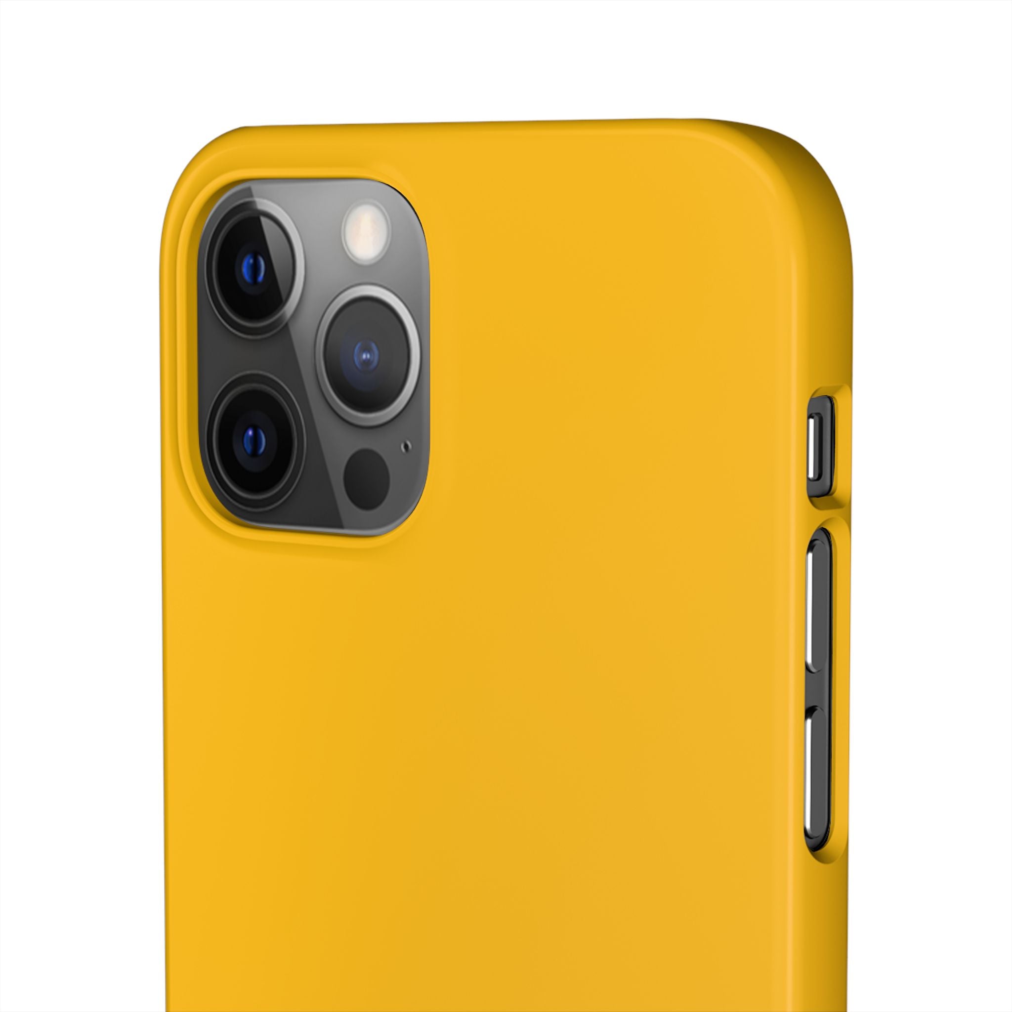 Amber Yellow - Slim iPhone 12 Phone Case