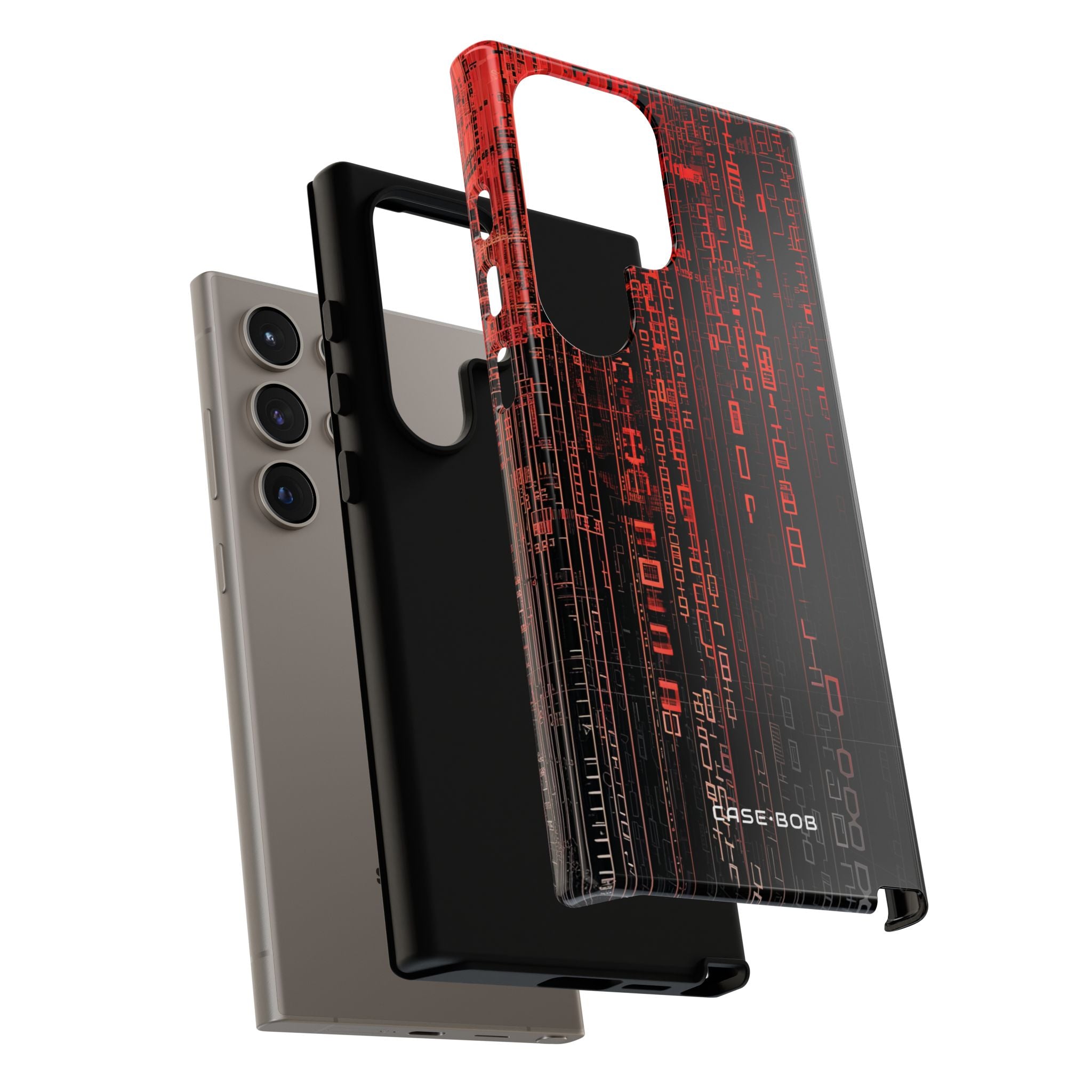 Crimson Glyphs Samsung S24 Ultra Case - Tough
