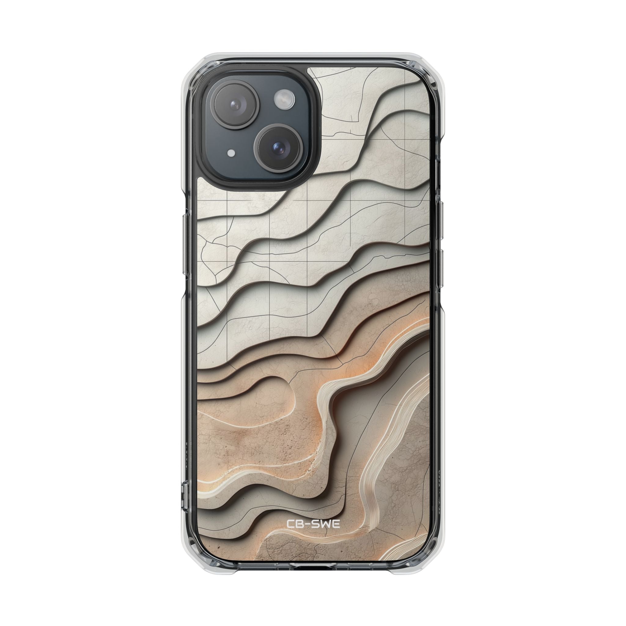 Waves Embrace Earth iPhone Case - Impact