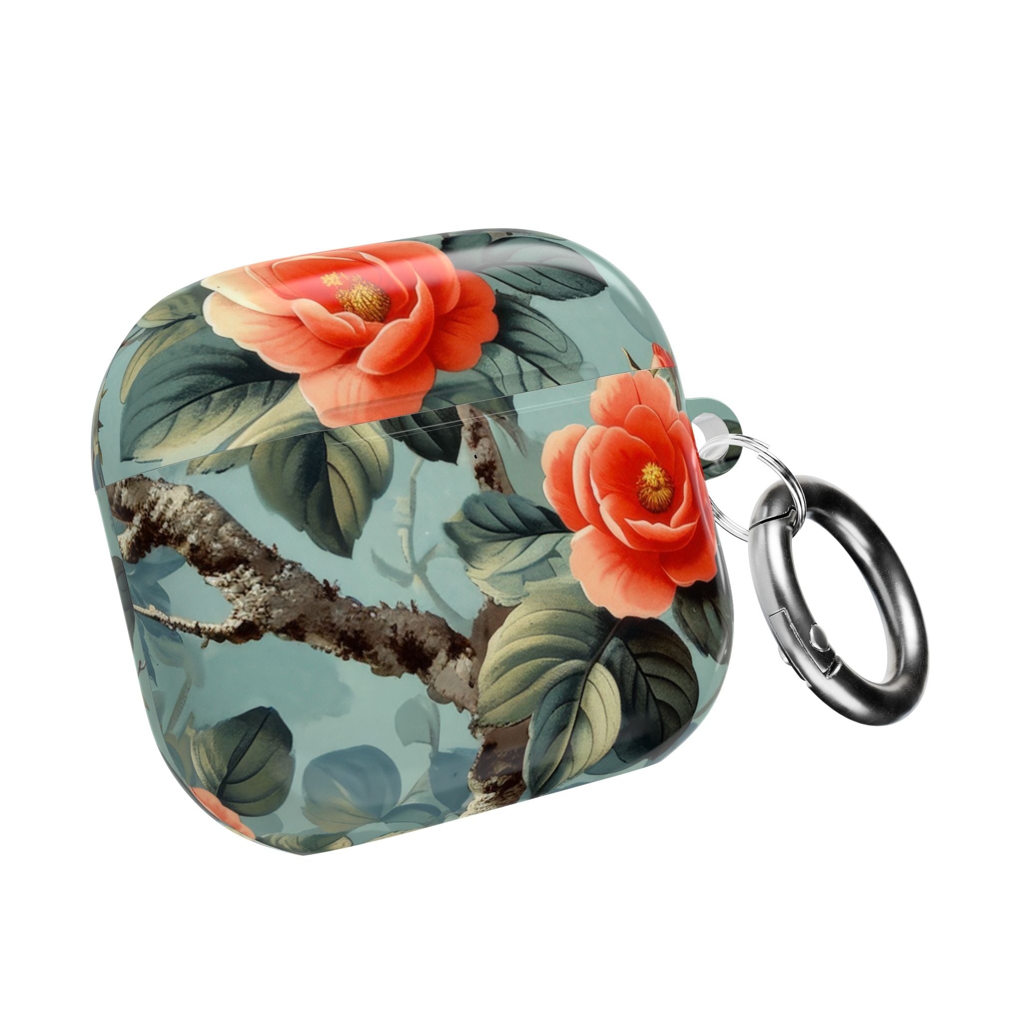 Pink Camellia - AirPods Case