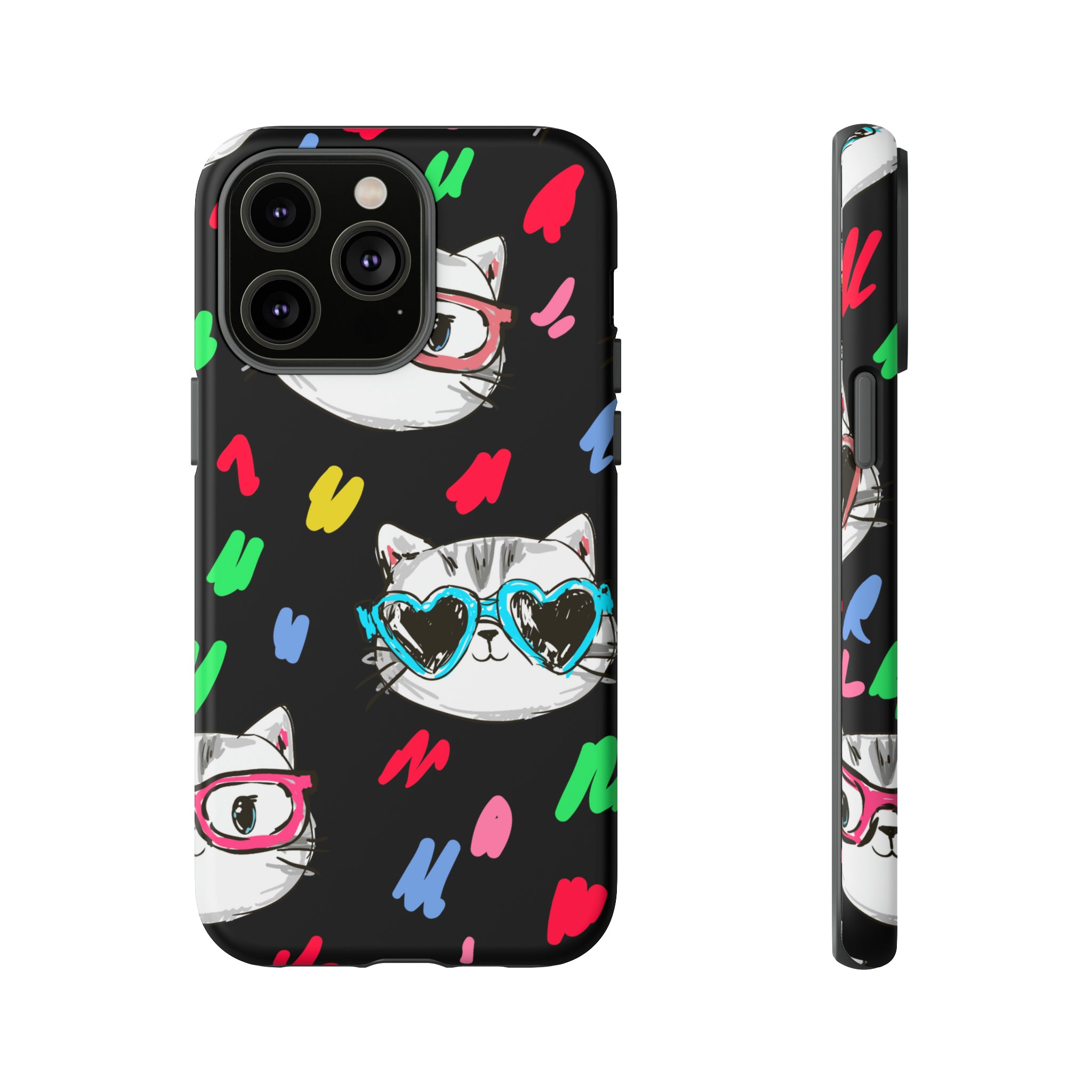 Cat Coloring - Protective Phone Case