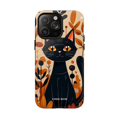 Black Cat Glow iPhone 14 Pro Max Case - Tough+
