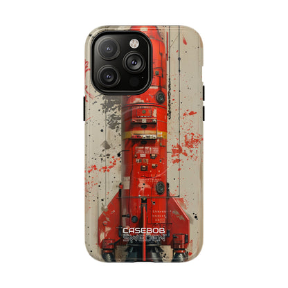 Crimson Rocket Burst iPhone 14 - Tough+