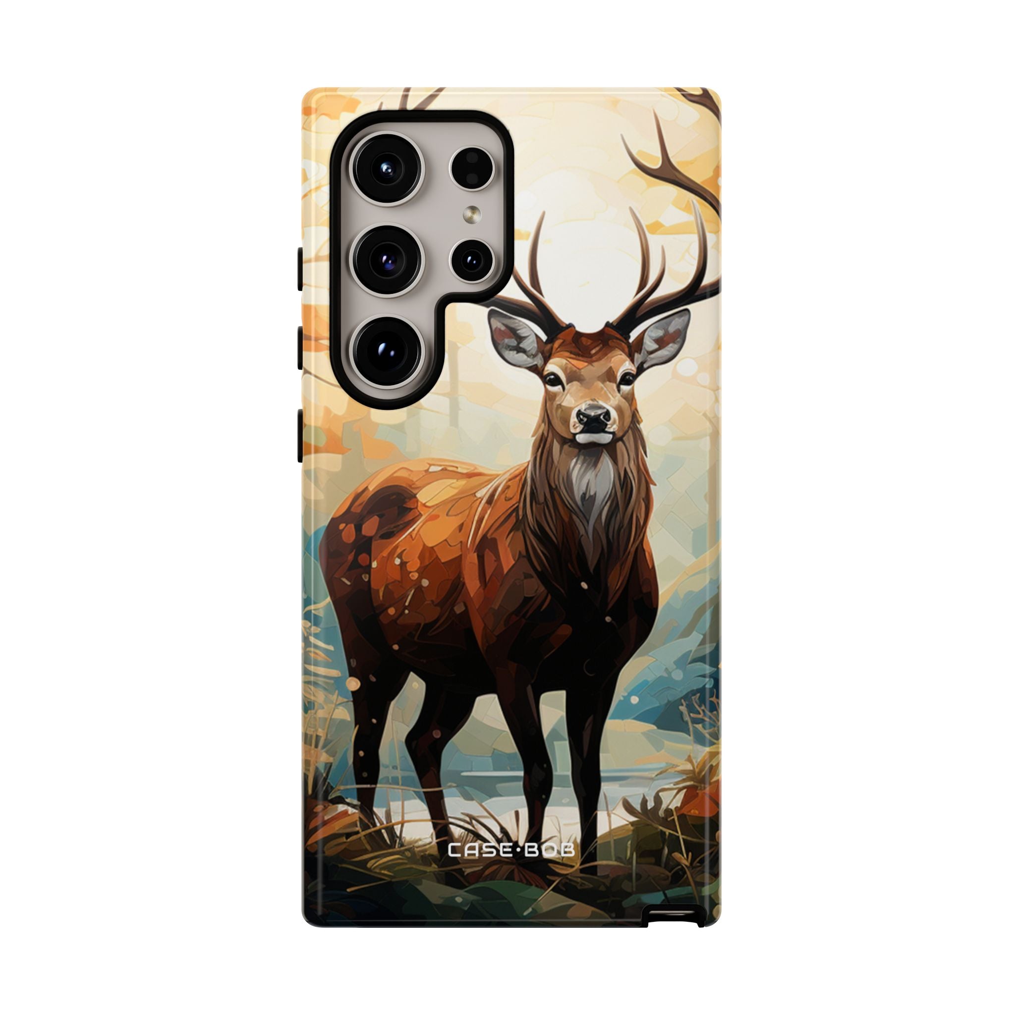Glowing Stag Samsung S24 Ultra Case - Tough