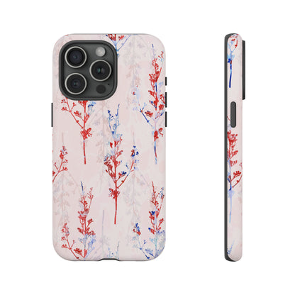 Pink Vintage Flowers - Protective Phone Case