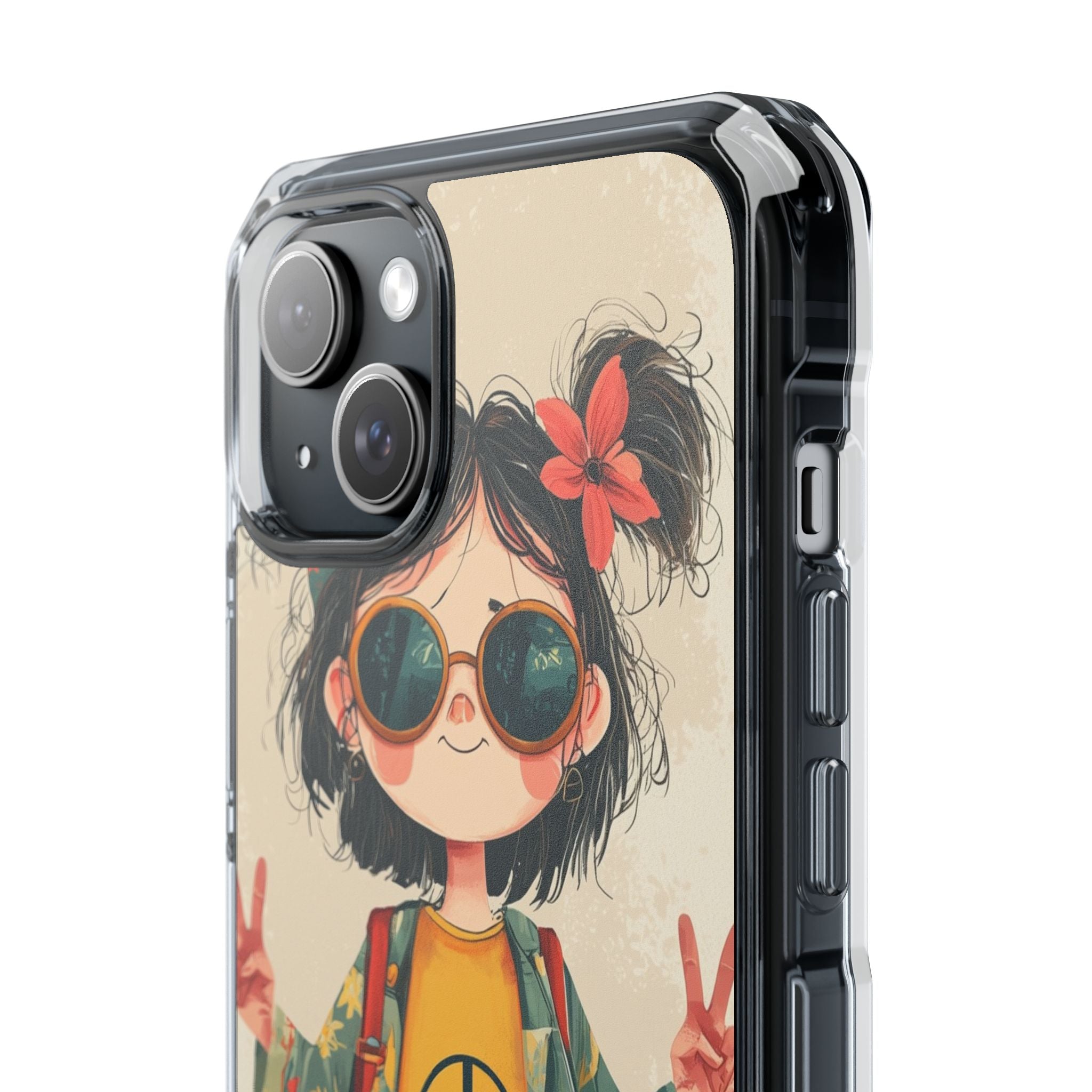 Peace Pigtails iPhone 15 Plus Case - Impact