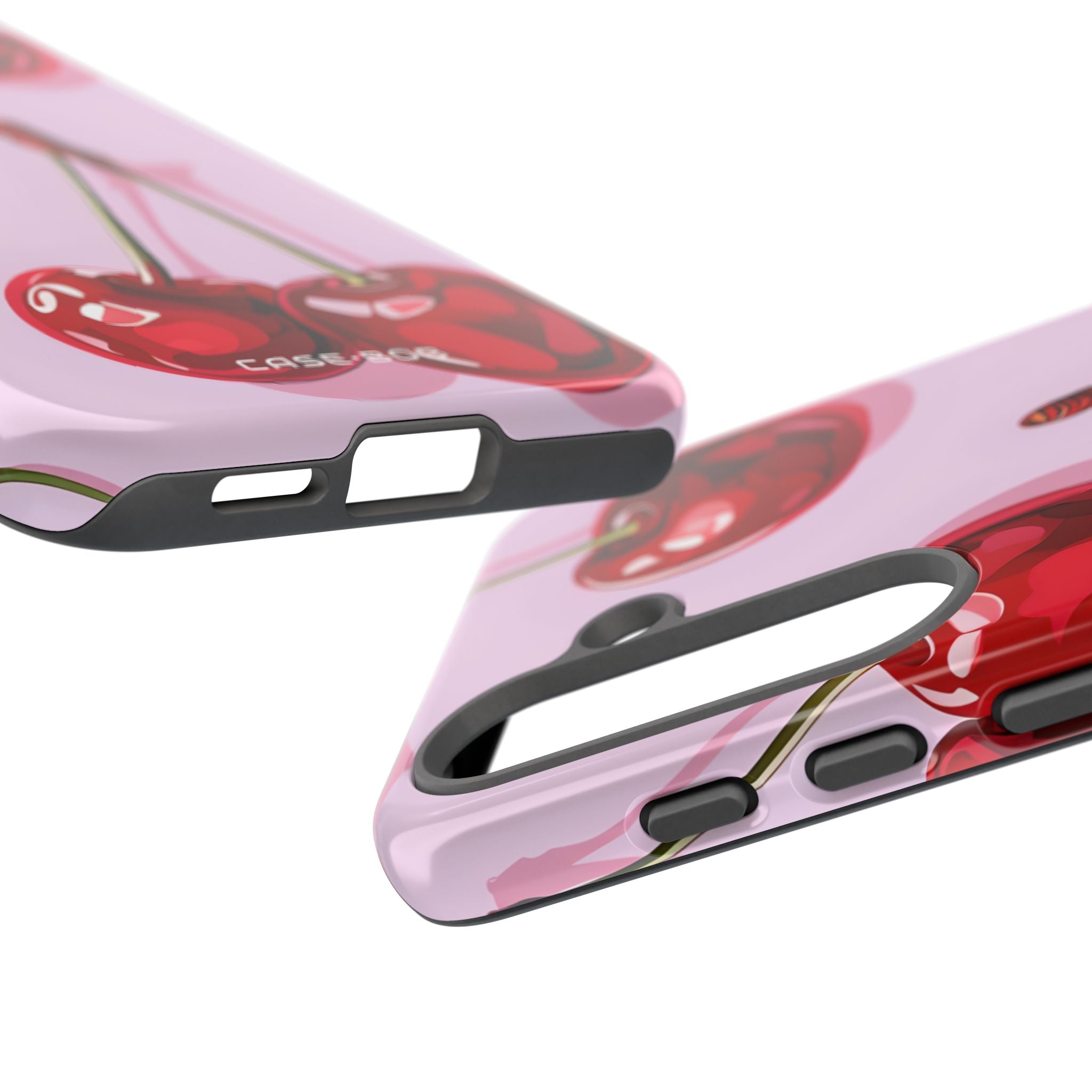 Glossy Cherry Burst Samsung S25 Case - Tough