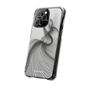 Fluid Elegance – Handyhülle für iPhone (Clear Impact – Magnetisch) 