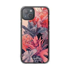 Living Coral Design | Handyhülle für iPhone (Clear Impact Case – magnetisch) 