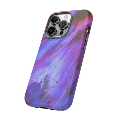 Purple Cosmos Ink Art iPhone Case (Protective) Phone Case