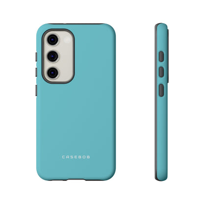 Cyan Blue - Protective Phone Case - Protective Phone Case