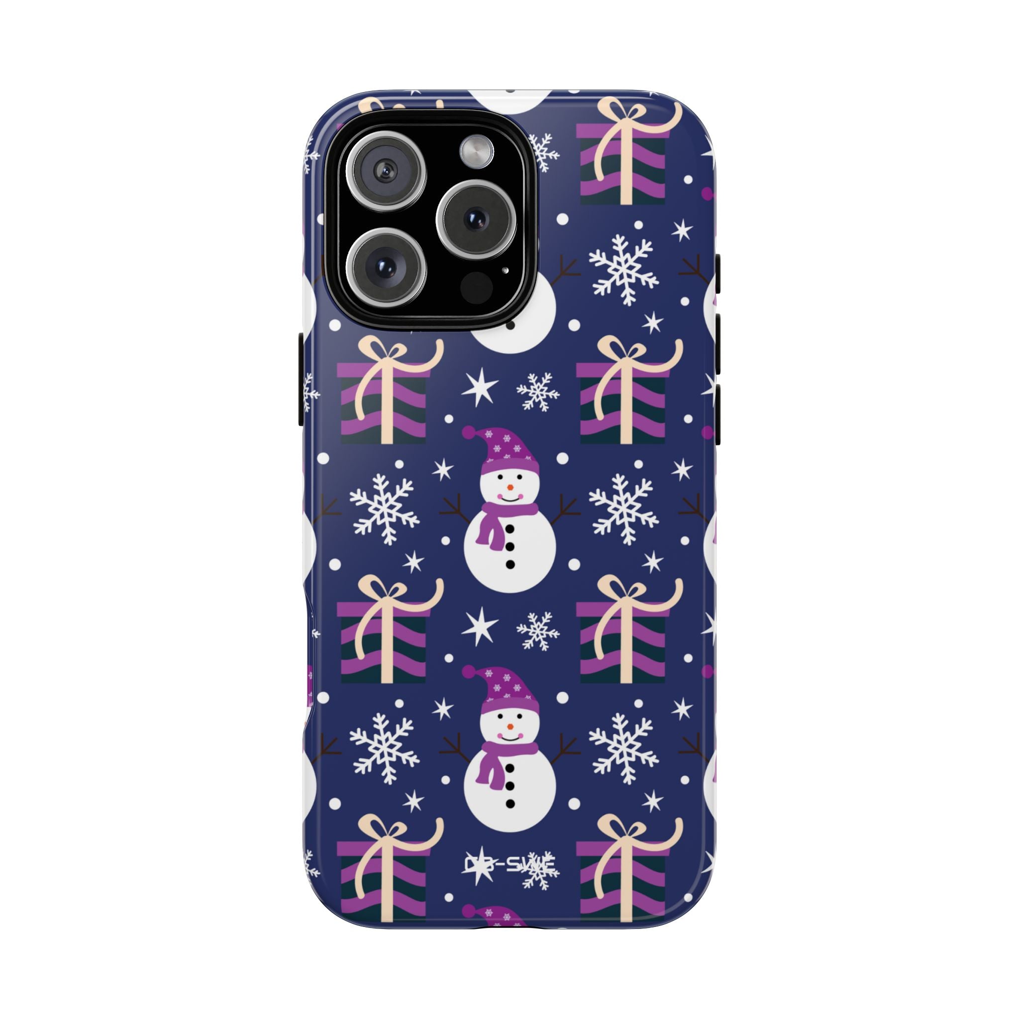 Snowmen Gift Giving - iPhone Case