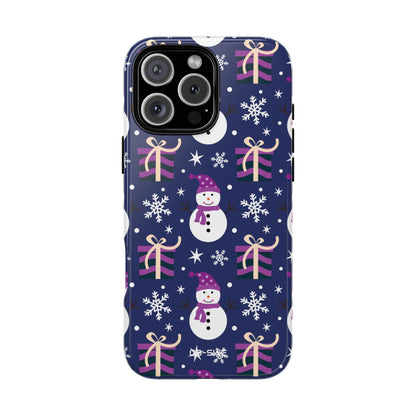 Snowmen Gift Giving - iPhone Case