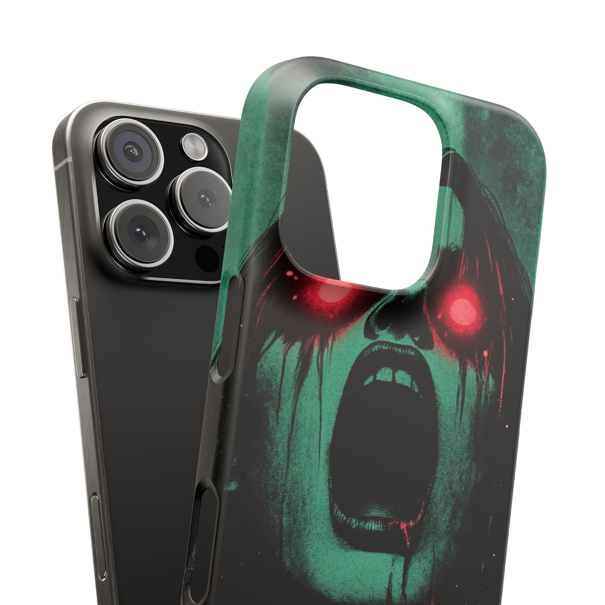 Haunting Glow of Gothic Eyes iPhone 16 - Slim Phone Case