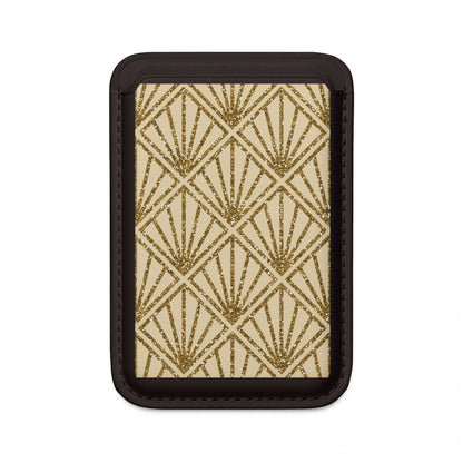 Golden Fan Sparkle Wallet – MagSafe Ready