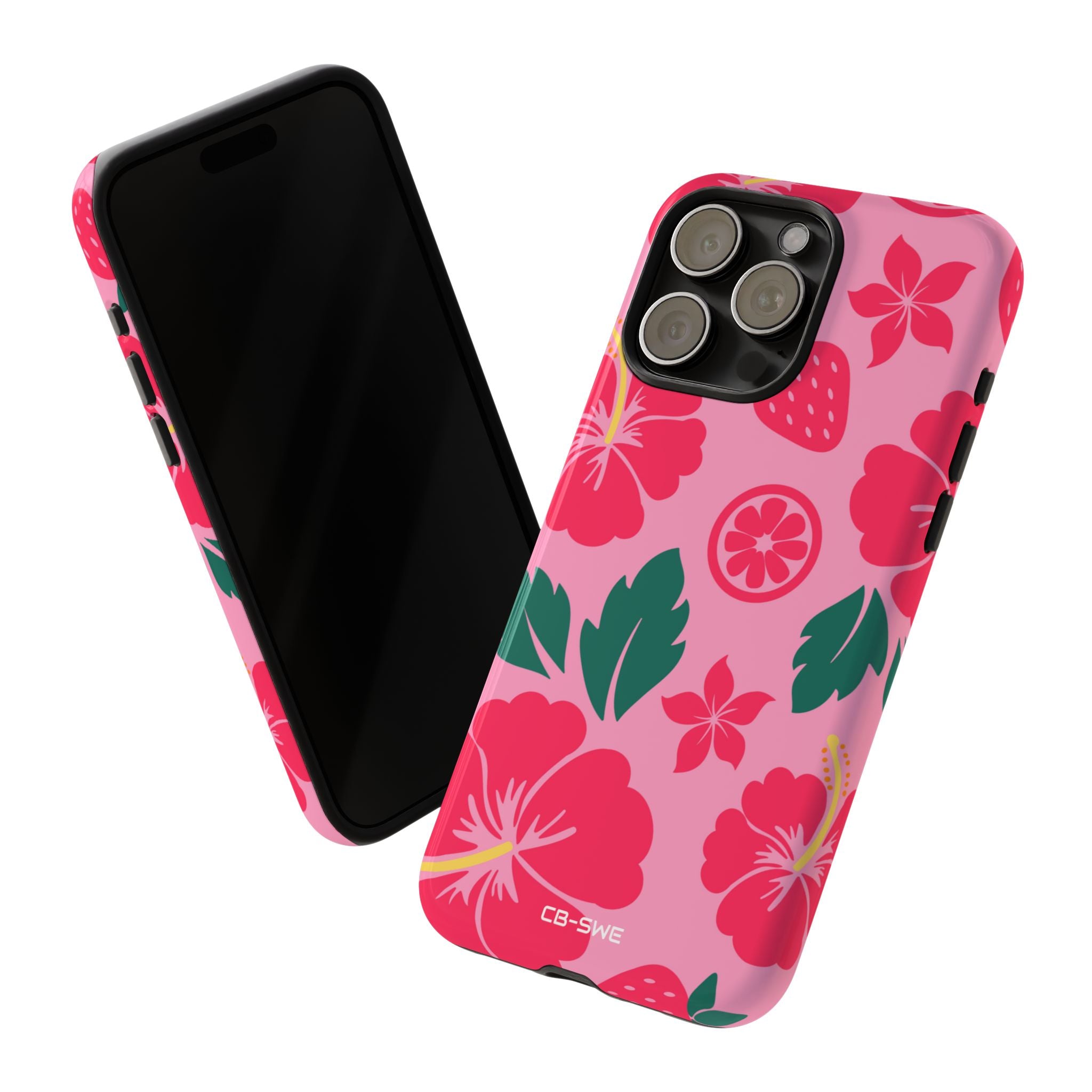 Tropical Hibiscus Harmony - iPhone Case