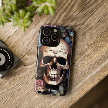 Skull Among Blossoms - iPhone Case