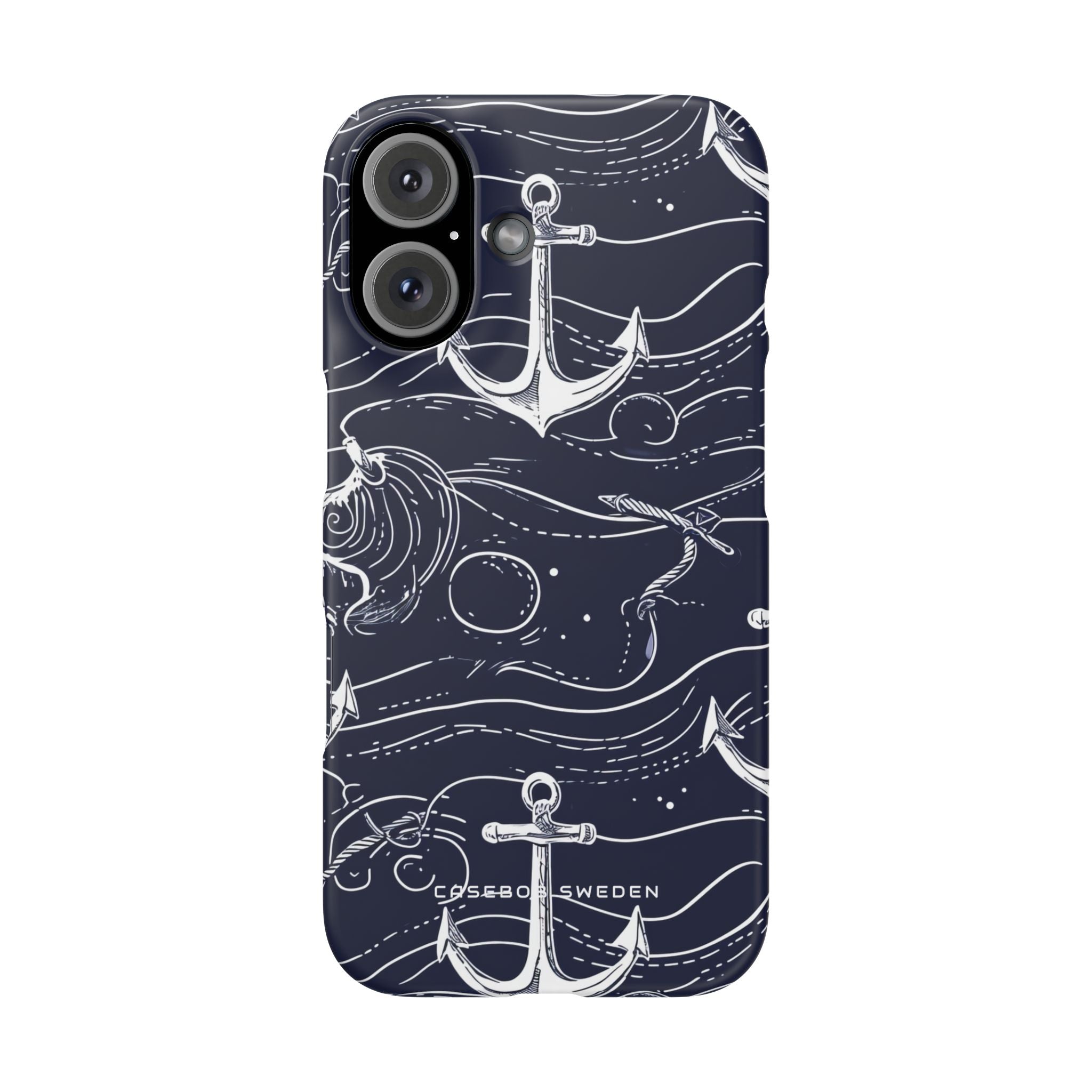 Gradient Anchorflow Waves iPhone 16 - Slim Phone Case