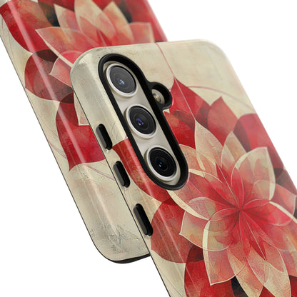 Crimson Bloom Samsung S24 Plus Case - Tough