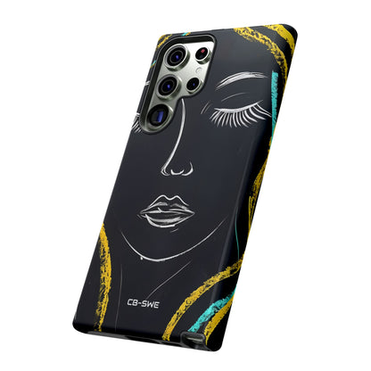 Vivid Minimalist Portrait - Samsung Case