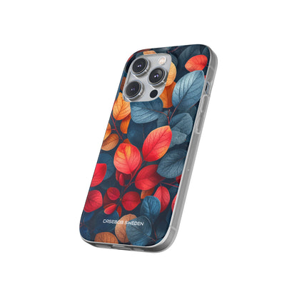 Vibrant Nature Leaves - Flexi iPhone 14 Phone Case