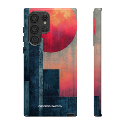 Abstract Geometric Skyline - Tough Samsung S22 Phone Case