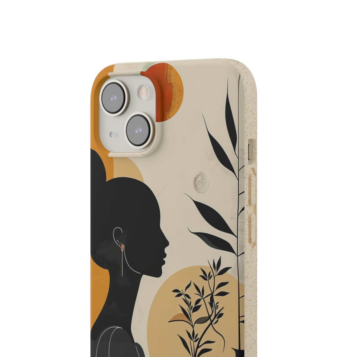 Modern Silhouette Tranquility | Biodegradable Phone Case