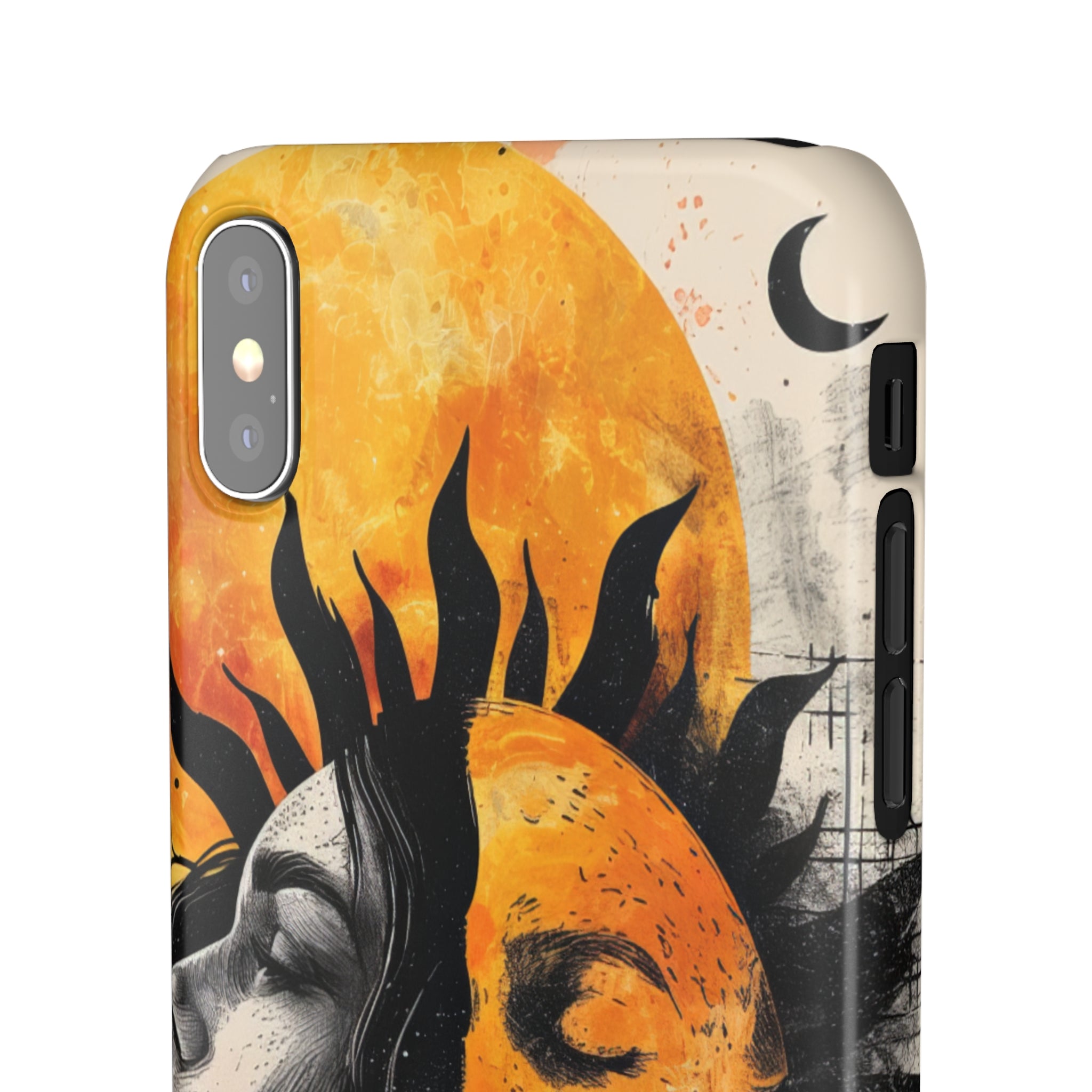 Sunlit Duality | Slim Phone Case for iPhone