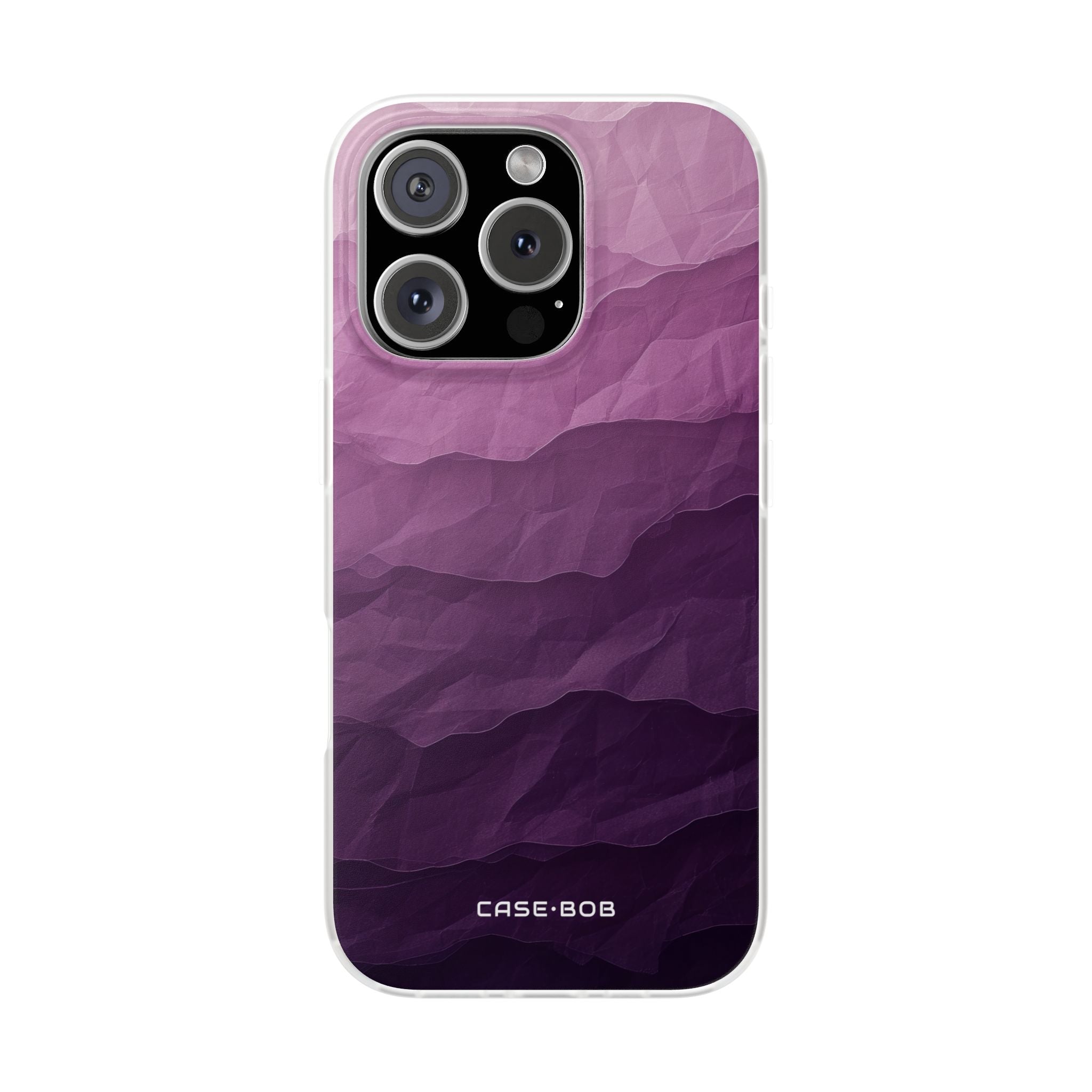Purple Wave Layers iPhone 16 Pro Case - Soft