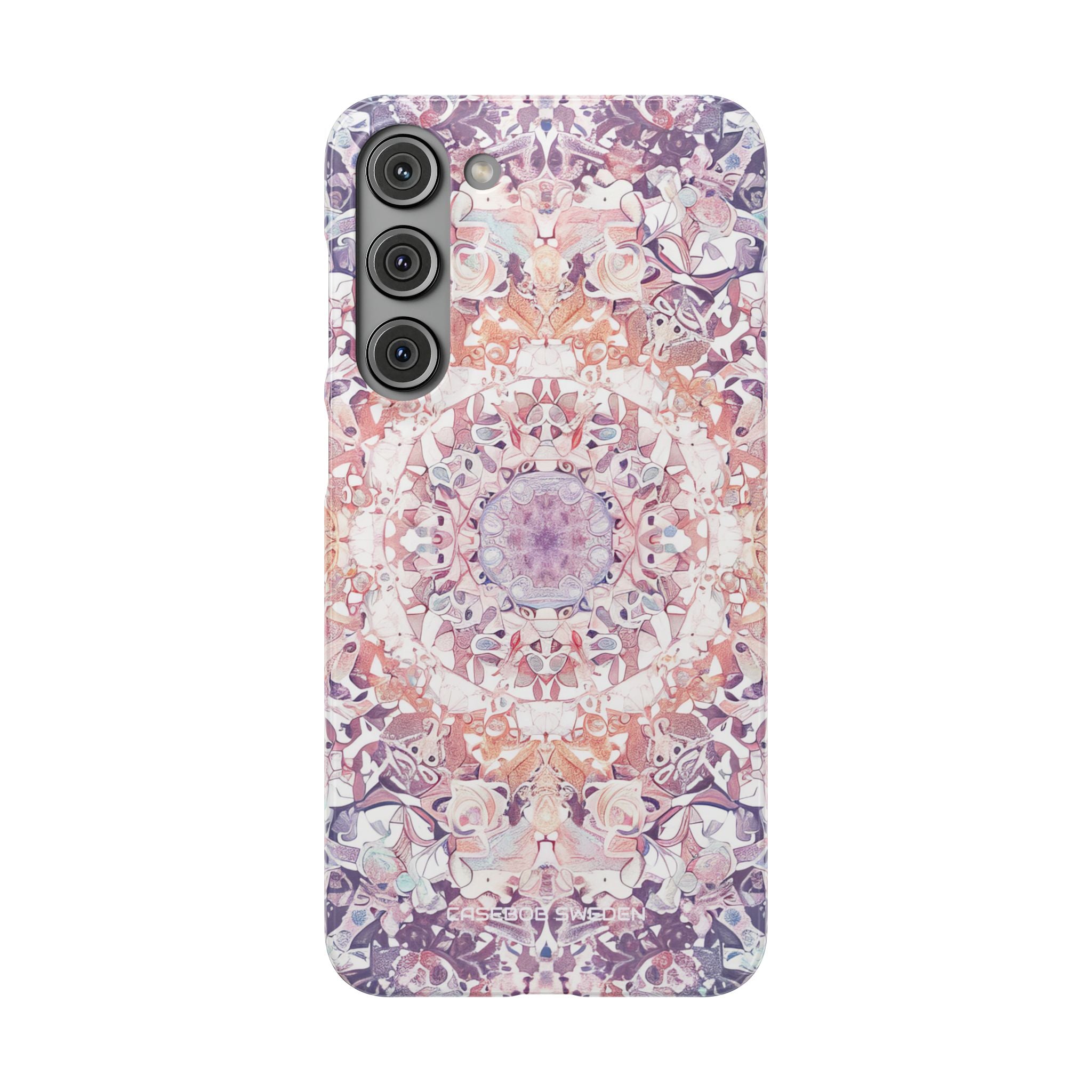 Purple Pink Mandala - Slim Samsung S23 Phone Case