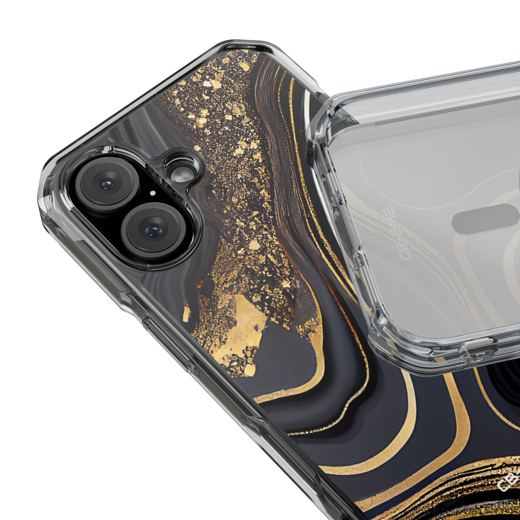 Elegant Gold Streams iPhone Case - Impact