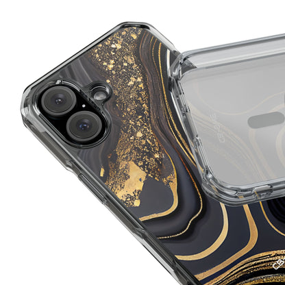 Elegant Gold Streams iPhone Case - Impact