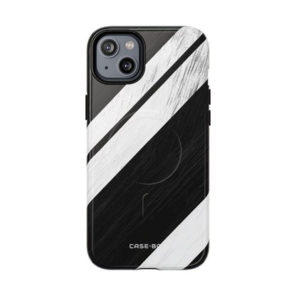 Distressed Stripe Motion iPhone 14 Plus Case - Tough+