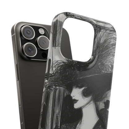 Timeless Elegance in Monochrome iPhone 16 - Slim Phone Case