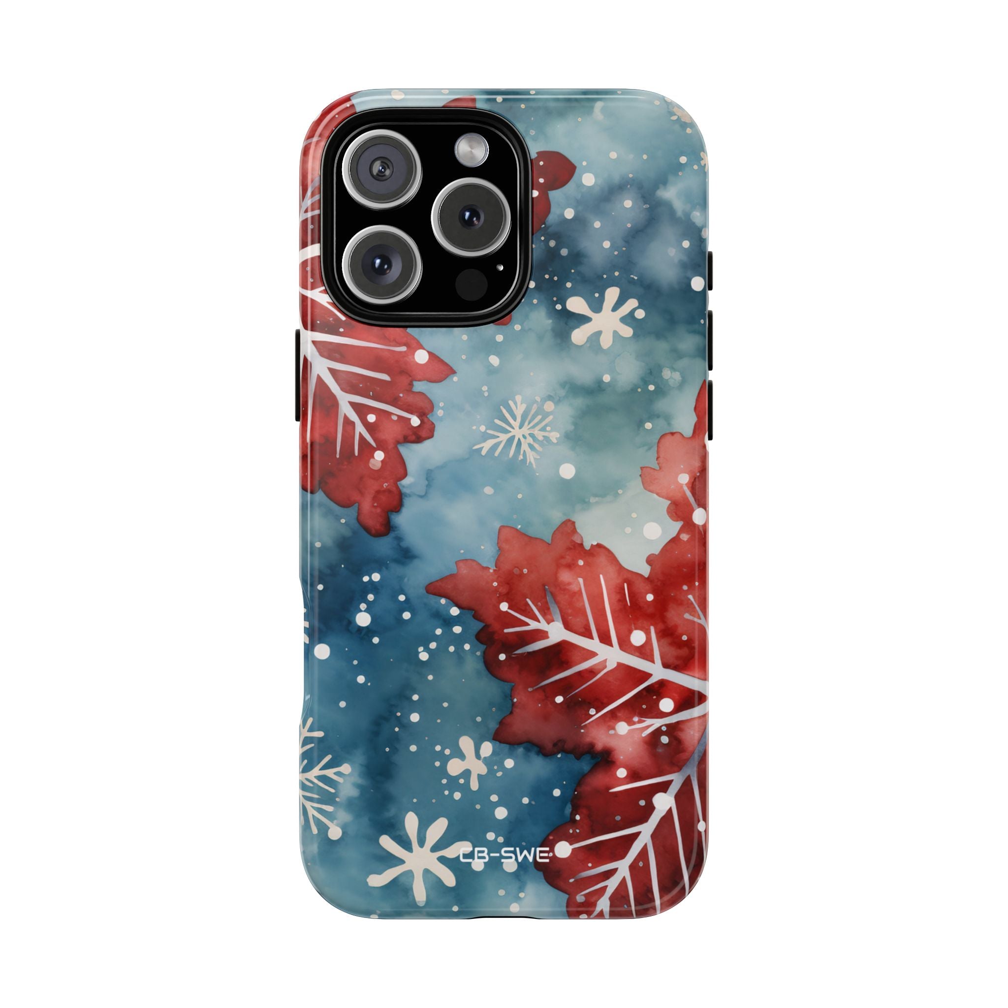 Winter Leaves Dance - iPhone Case