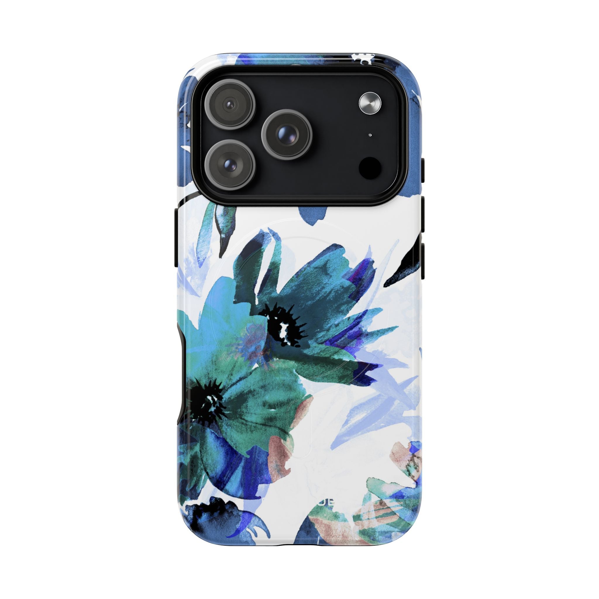 Blue Blossom Radiance iPhone 17 Pro Case - Tough+