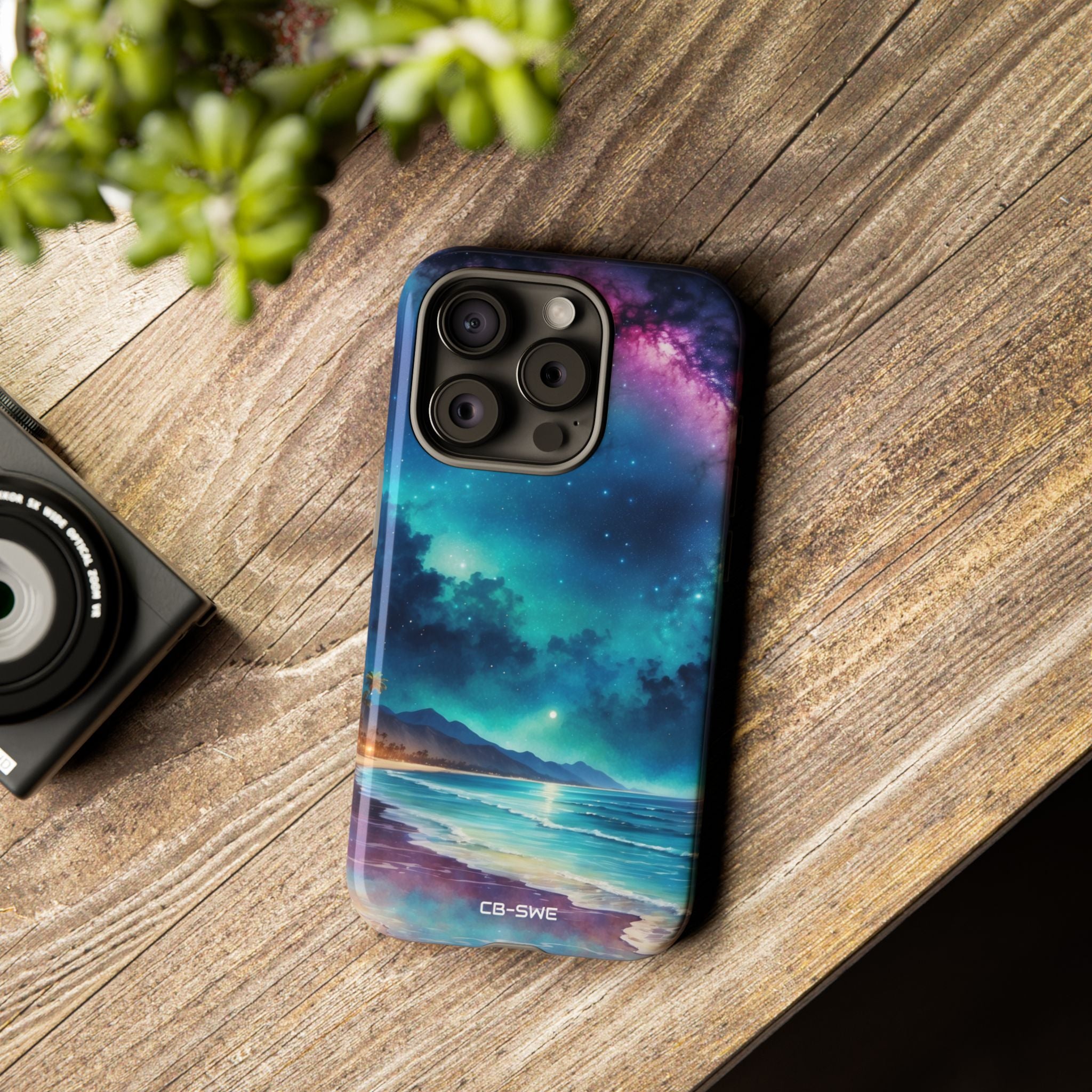 Waves Embrace Stars - iPhone Case