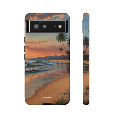 Golden Waves Embrace - Google Pixel Case