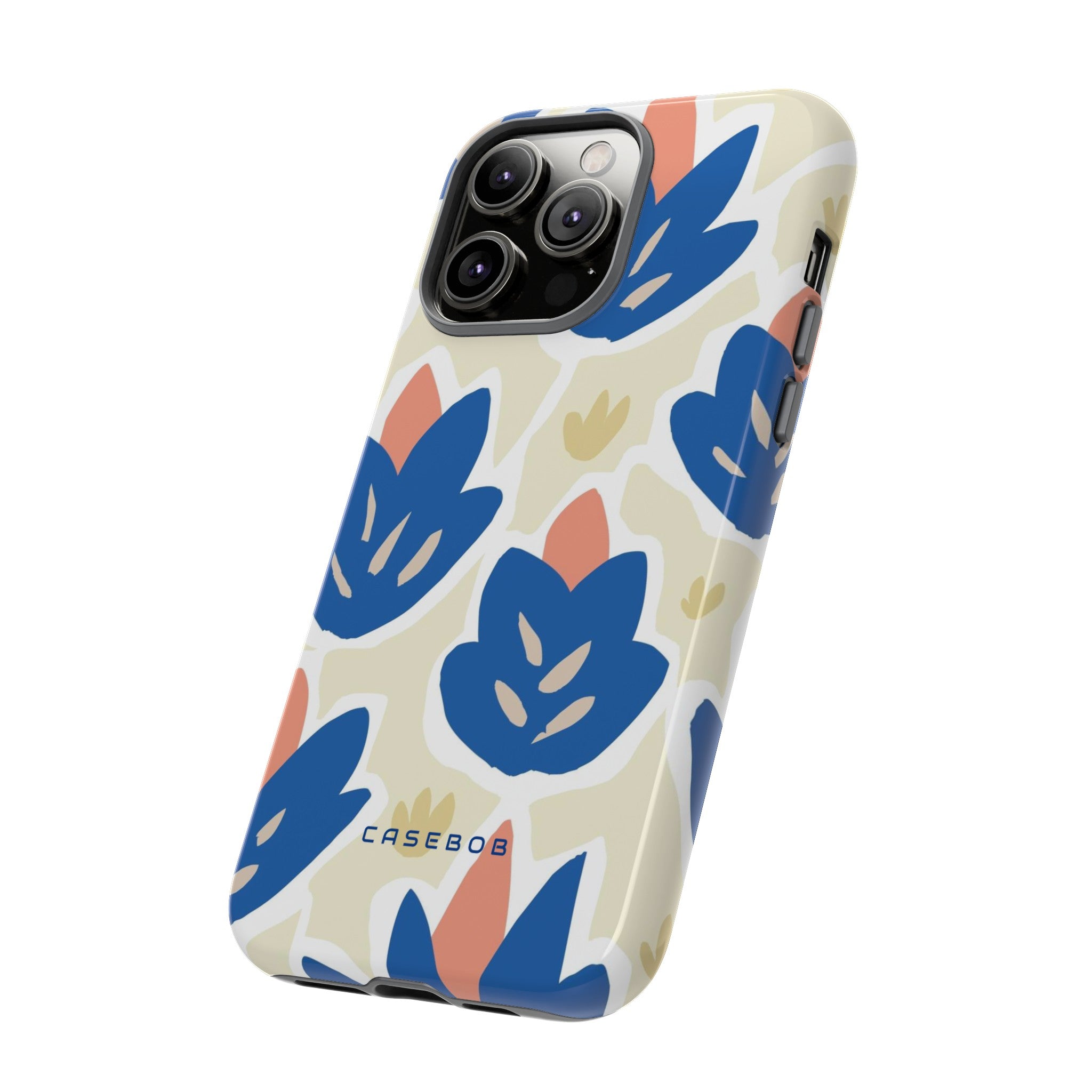 Blue Happy Flower - Protective Phone Case