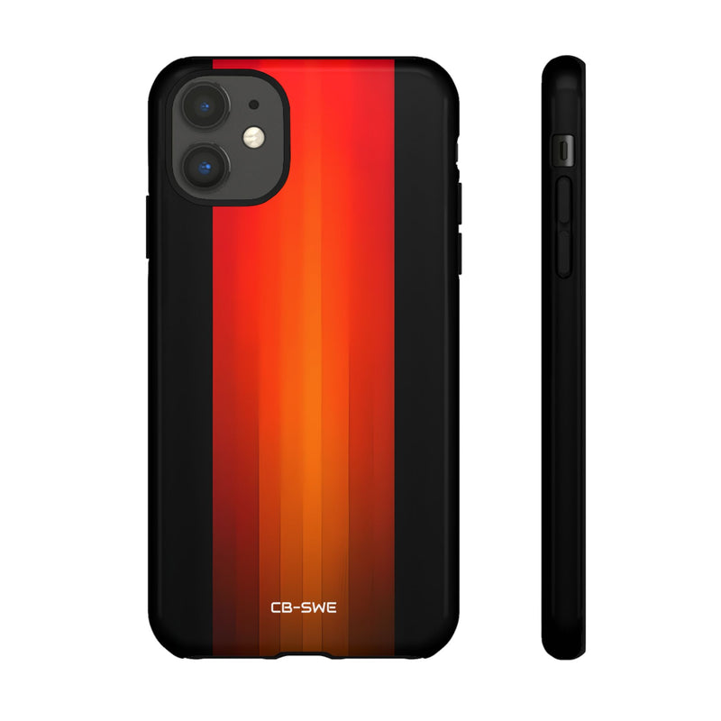 Fiery Symmetry Blaze - iPhone Case