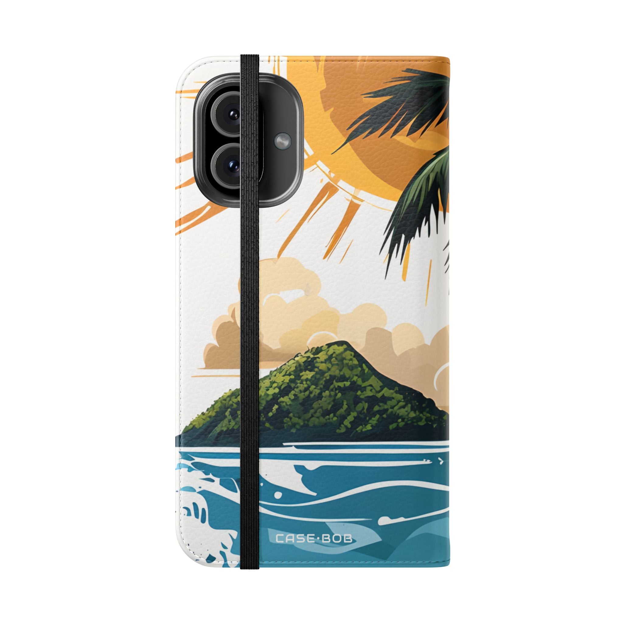 Palm Sunscape - iPhone 16 Plus Case - Wallet