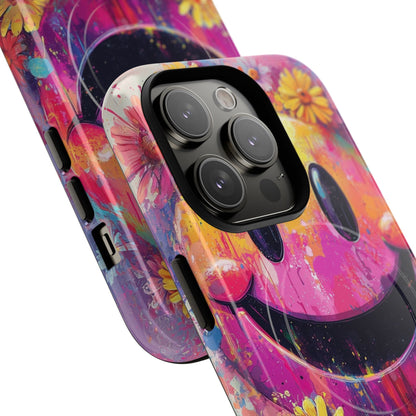 Smiley Bloom iPhone 14 Pro Case - Tough+
