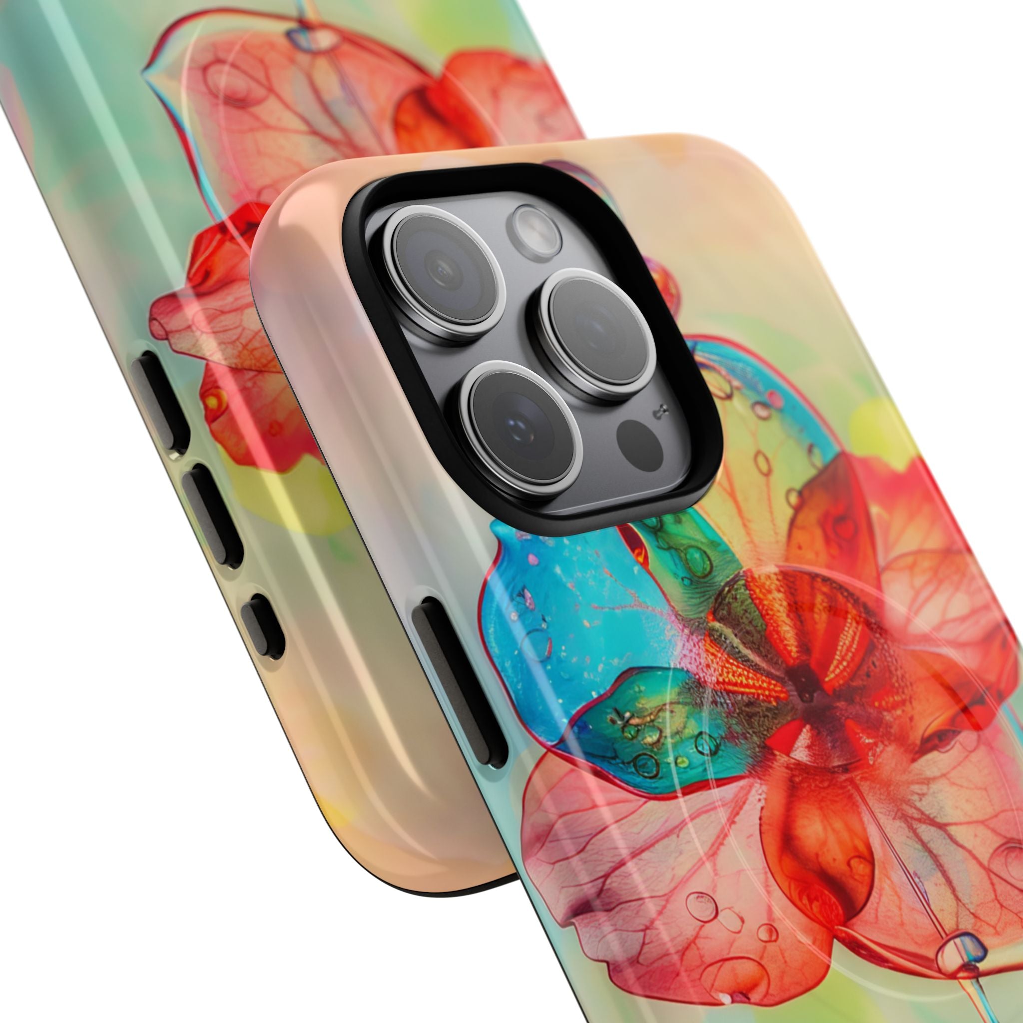 Ethereal Glass Flower iPhone 15 | Tough+ Phone Case