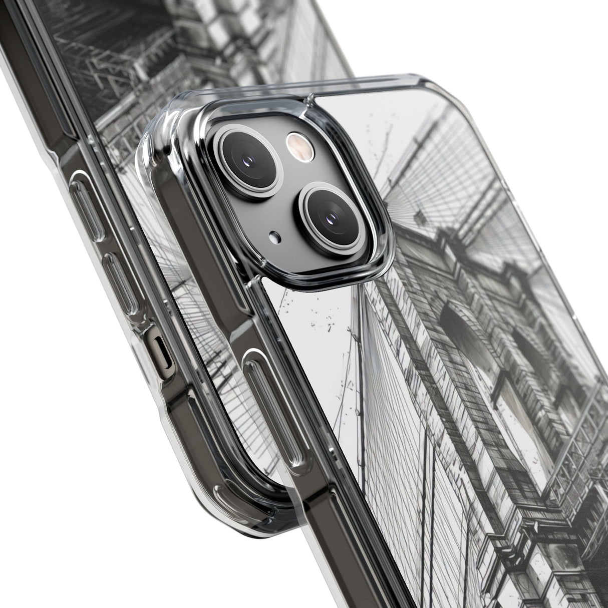 Timeless Architecture - Phone Case for iPhone (Clear Impact - Magnetic)